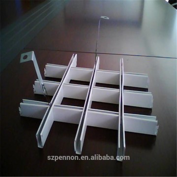 Aluminum Open Cell Grid Ceiling Mesh For Shop Decoration
