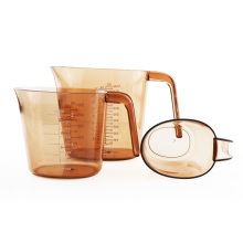 3 piece angled plastic measuring cups set