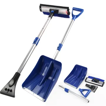 New Arrival: Comprehensive Snow Removal Kit - Extendable Snow Brush, Ice Scraper, and Snow Shovel