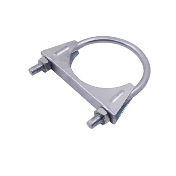 Custom Galvanized U-Shaped Clamp for Carbon Steel Exhaust Pipes
