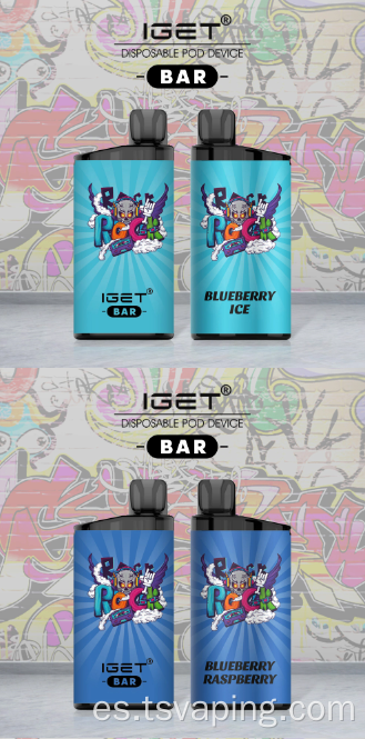 Vapor desechable de Bar Bar de Big Height Calidad