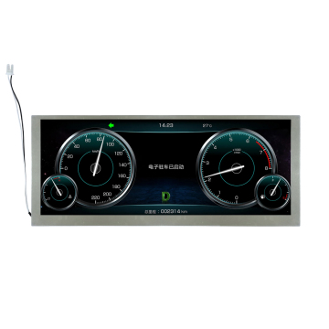10.3 Inch LVDS Interface LCD Display for Meter Instrument Dashboard - Wide Temperature Range 1280x480 Resolution