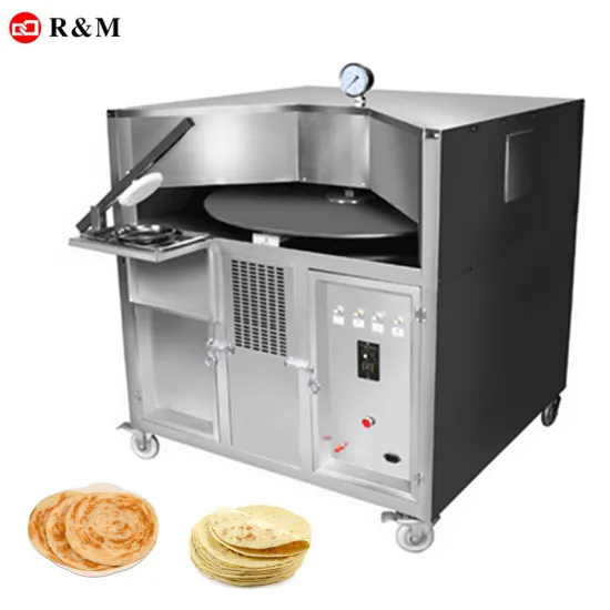 Automatic Gas Rotary Roti-Maker Chapati Making Machine with Oven