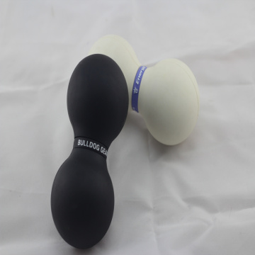 Natural rubber peanut ball double massage ball