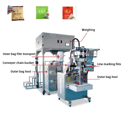Easy to Operate Pyramid Tea Bag Packing Machine for Black and Scented Teas