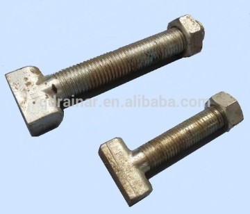 Gr 4.6 Gr5.6 M12-M20mm hot dip galavanized T head bolt