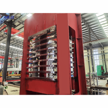 Hoog efficiënte hydraulische gebogen multiplex hete persmachine