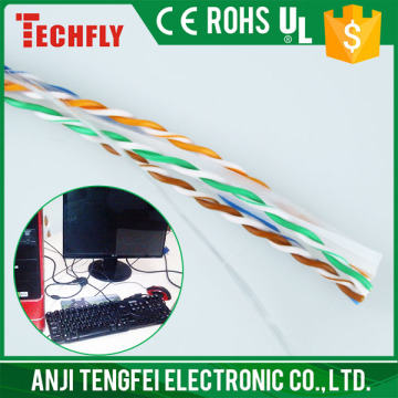 Best Price UTP Cat6 Lan Cable 1000ft/Roll Bare Copper