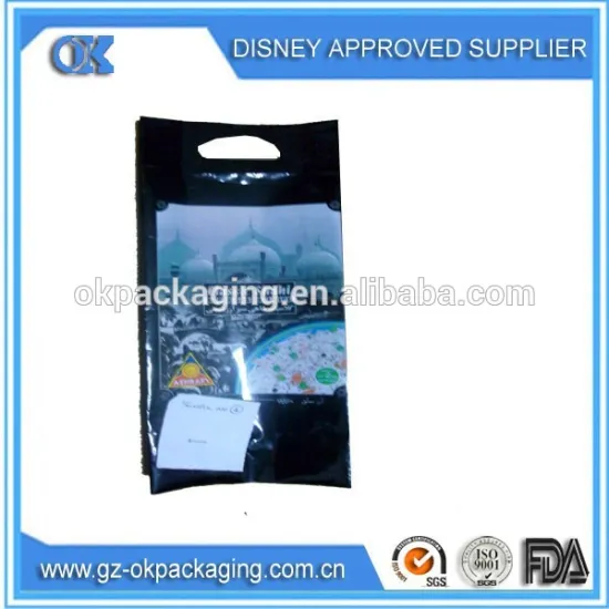 1kg 2kg 5kg rice bag with handle/rice packing bag