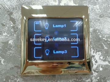 Modern good quality 1gang/2 gangs/3 gangs/4 gangs 100-240V 86*86*46MM touch switch luxury