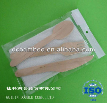 birch wood knife,fork,spoon