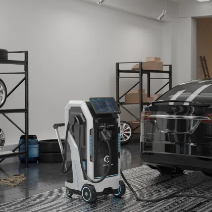 Movable Charger: Electric Car Energy Storage and Portable Fast Charging Stations