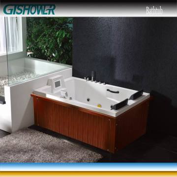 Wood Skirt Bathtub Hydro Massage Bath (EW2004B)