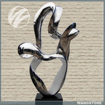 Hotel art decorative stainless steel sculpture