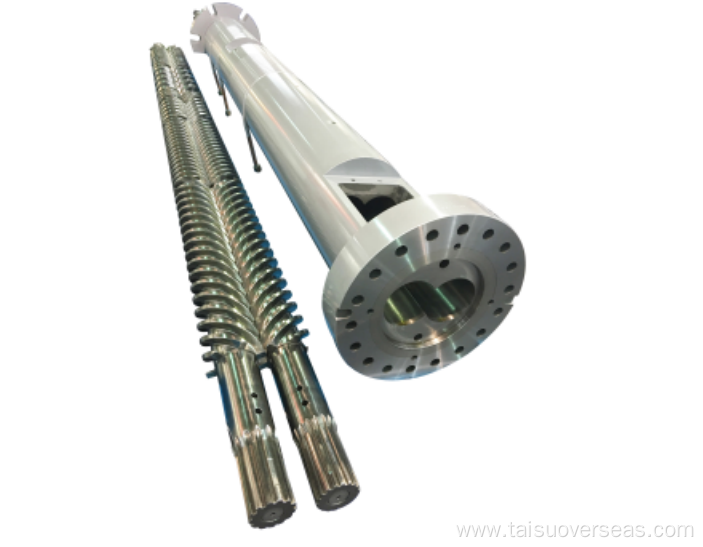 Parallel twin screw barrel 90/2