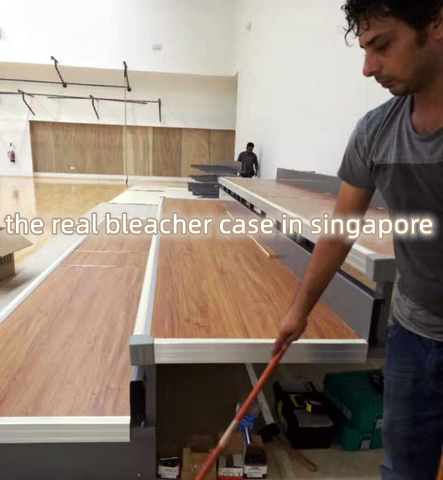 Portable Telescopic Bleachers for Stadiums and Gyms
