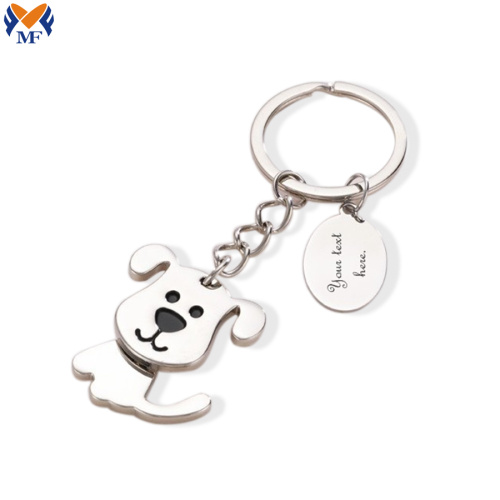 Metal soft enamel key chain custom