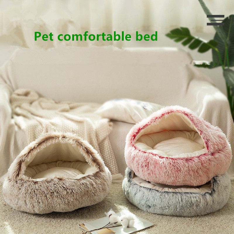 Winter Warm Dog Shell Nest Soft Luxury bed