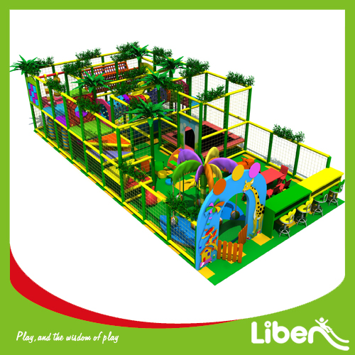 Indoor amusement playground accessory house land
