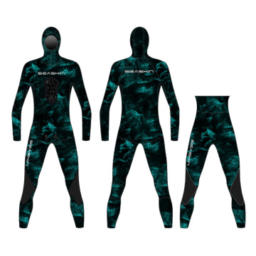 Seaskin Two Pieces High Waist Pants Spearfishing Wetsuits