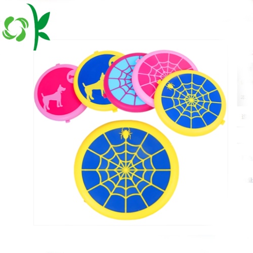 Spider-wed silicone Traning Dog Toys Pet à mâcher Frisbee