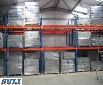 China Push Back Racking System for Fabric or Storage