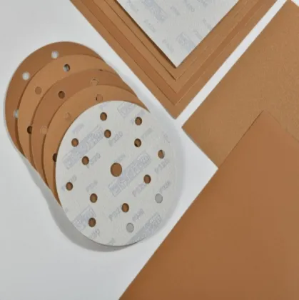 Earth Yellow Dry Sandpaper for Metal Applications