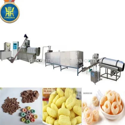 energy saving corn chips snack food machine