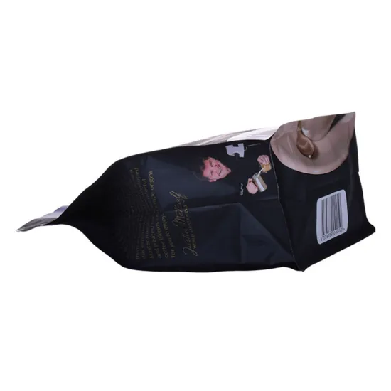 Pocket Zipper Digital Print Box Bottom Coffee Bag