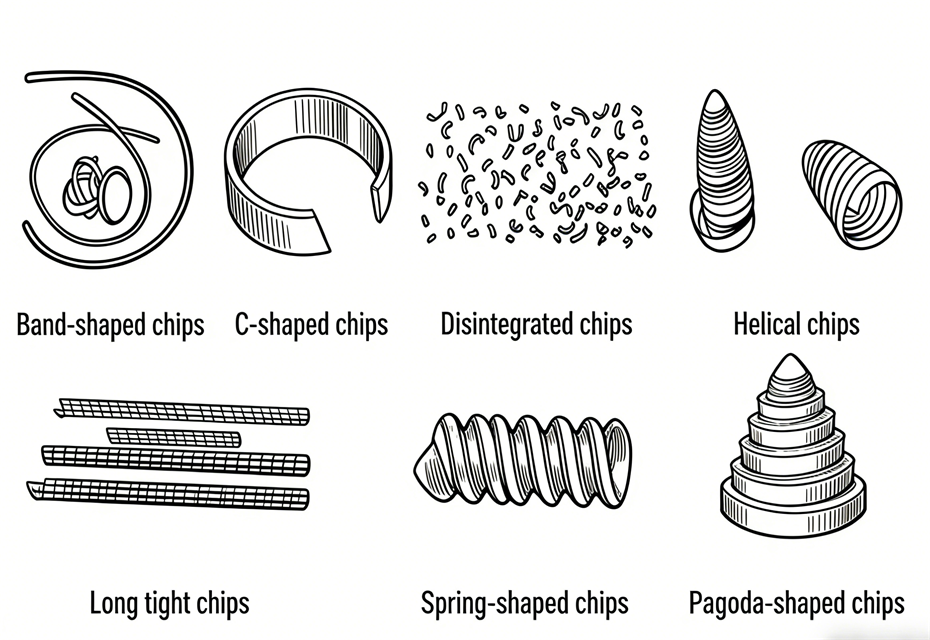 Common forms of chips