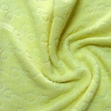 Jacquard Terry Cloth, Made of Cotton and Polyester, Customized Colors and Specifications Accepted