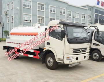 Jualan Panas: 5500L Propane Bobtail Tanker Truck dengan Mesin Gas Mudah Alih dan Dispenser