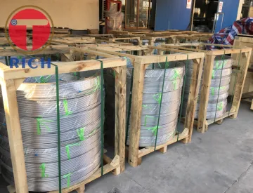 ASTM A249 304 316 Welded Stainless Steel Capillary Coiled Tubing Beer Tube Coil