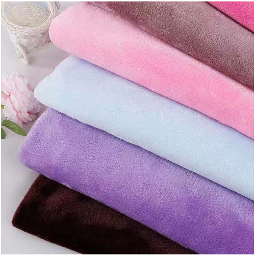 Flanela de lã de flanela escovada de dois lados para item de inverno