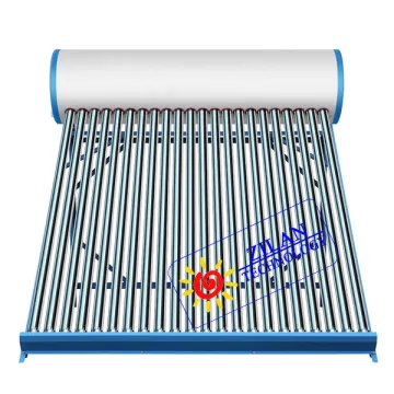 Galvanized steel solar hot water heater