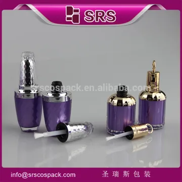 Manufacturer cosmetic container ,acrylic packaging and empty uv gel nail polish bottle for polish