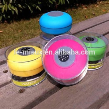 Hot Bathroom Bluetooth Mobile Round Shape Speaker Waterproof Speaker