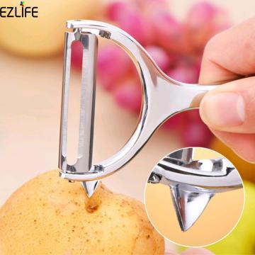 1 pc Stainless Steel Vegetable Fruit Peeler Cucumber Carrot Potato Pear Food Peeling Tool Kitchen Bar Supplies LPT6007