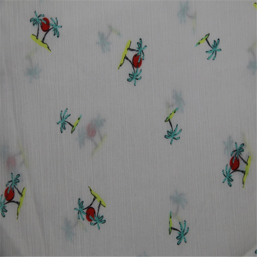 Bomull Rayon Blended Printed Crepe