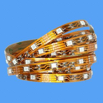 5m/Roll Yellow 3528 SMD LED Strip with 24W Power and 12V DC Voltage