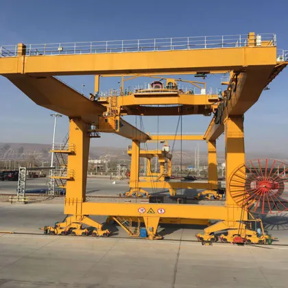 ZPMC Railway Station Gantry Crane for 20 Feet Container Lifting
