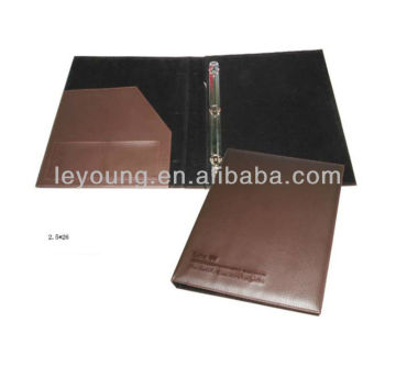 Economic A4 Leather Ring Binder Cover Folder