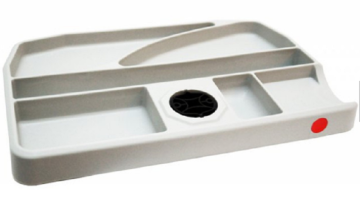 Table Accessories Rotatable Plastic Pen Tray For Tabletops