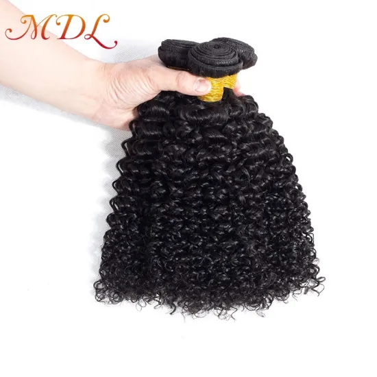 Wholesale virgin hair vendors 100% kinky curly human hair extension cuticle aligned hair bundle 100% virgin brazilian