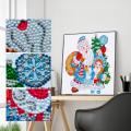 Diamond Painting Of Santa And Girl Custom Wholesale