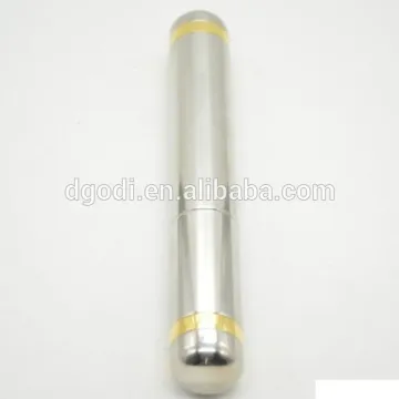 custom nickel plated think-walled brass cigar tubes for wholesale