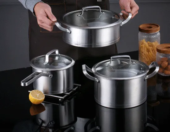 430 Stainless Steel Cooker Set With Saucepan