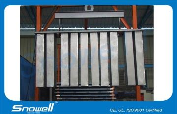 10 Ton Clear Block Shaved Ice Machine For Seafood , Ice Freezing Time 6 - 10 Hours