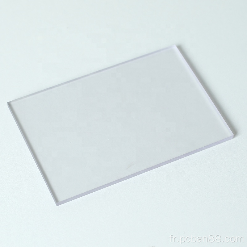 Carte d'alorsation de 1,5 mm V0 de qualité V0 transparent