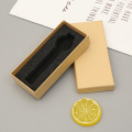 Gerecycled bruine kraft papieren geschenkdoos horloge verpakking